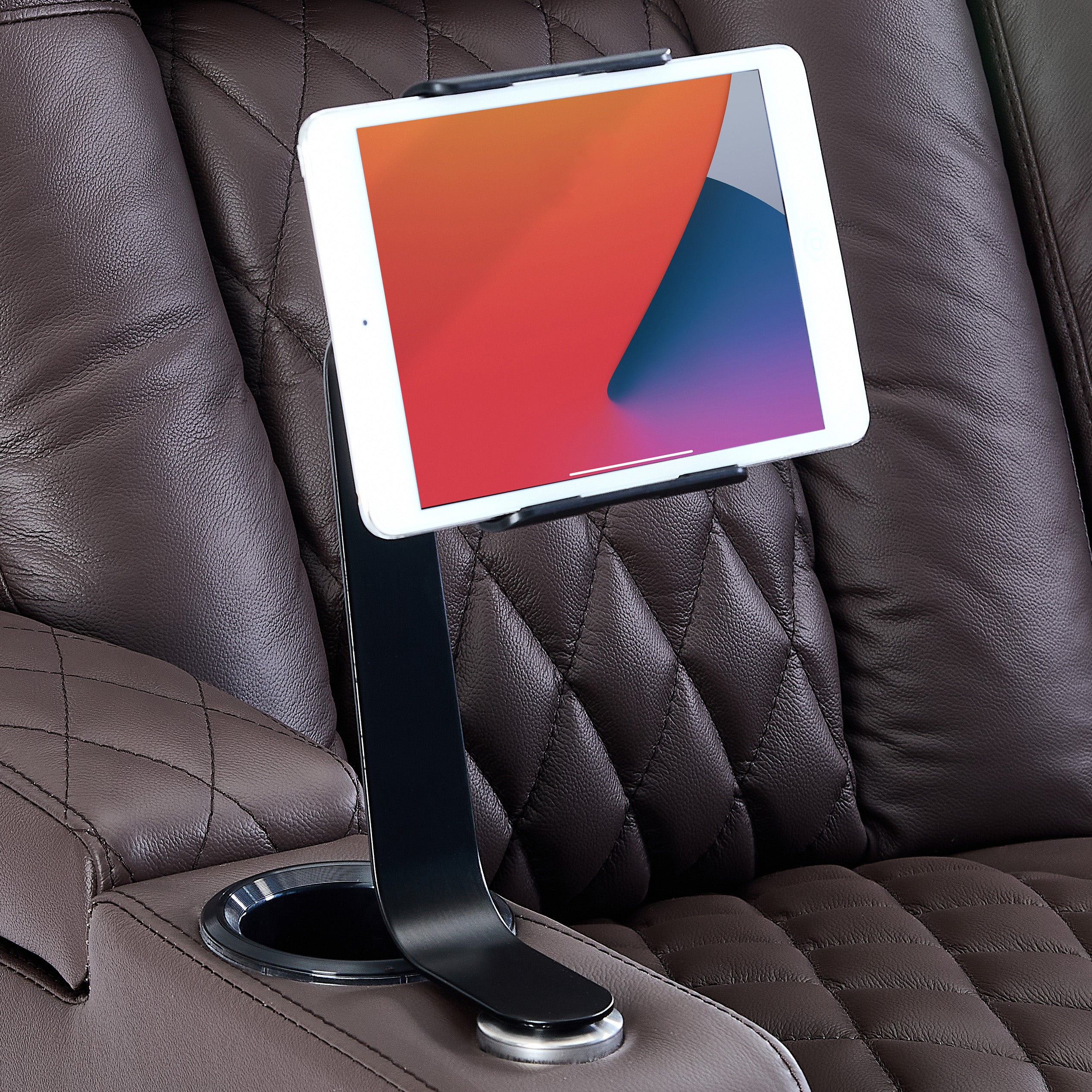 comfiroom Home Theater Seating Tablet and Cell Phone Holder, Swivel Tablet Stands